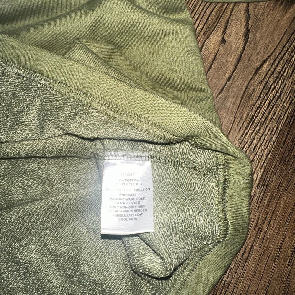 NWOT GAP Factory Olive Green Logo Hoody Hoodie XL - Picture 6 of 9